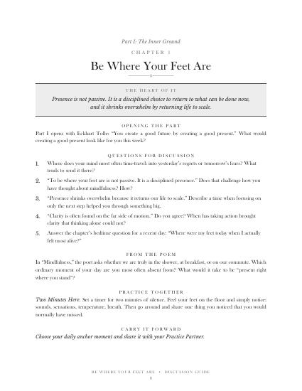 Sample page from the Discussion Guide